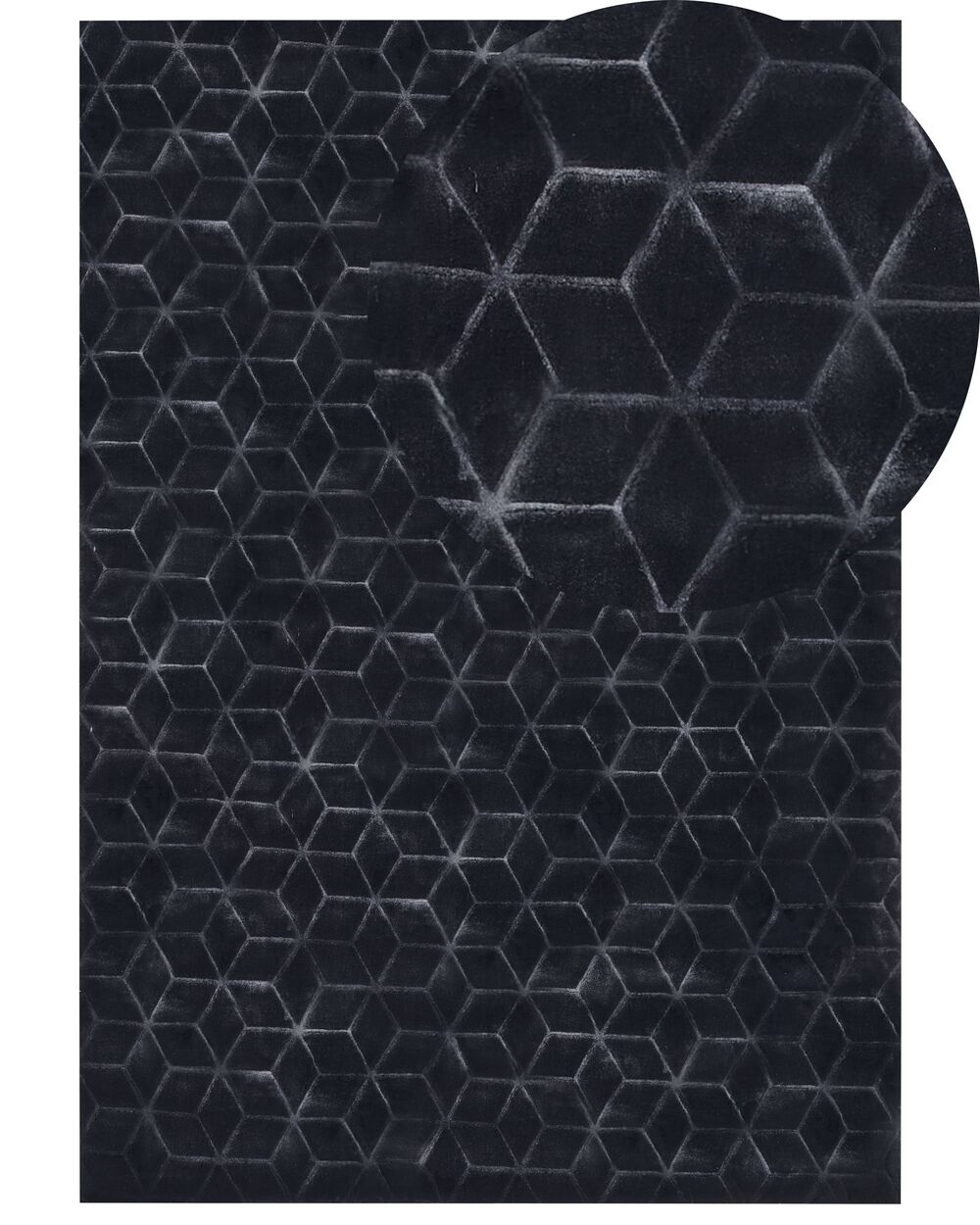 Kunstfellteppich THATTA Schwarz 160 x 230 cm