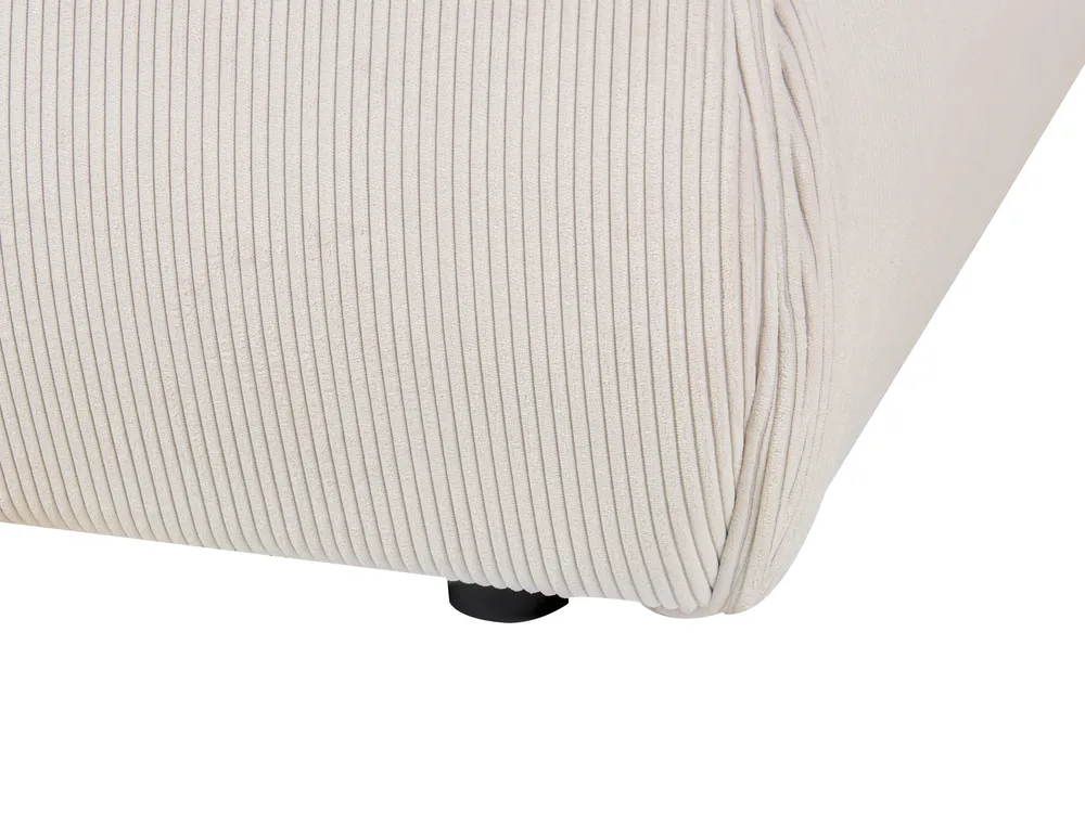 Wasserbett Cord VINAY 160 x 200 cm Hellbeige_880999