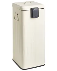 Kosz na śmieci z pedałem 30 L ECOCOMFORT Metal Beżowy_1070029