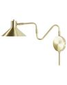 Wandlampe Metall gold Kegelform verstellbar BALIEM_883157