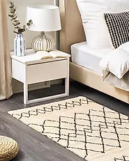 Rug HAVSA Beige 80 x 150 cm_1183309