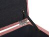 Fabric Storage Ottoman Pink OREM _924281