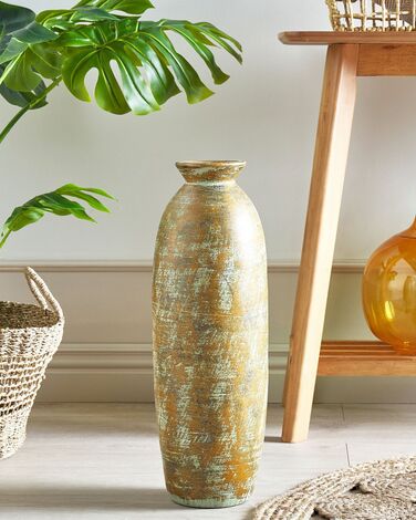 Terracotta Decorative Vase 53 cm Multicolour MESINI