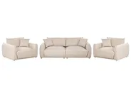 Set da salotto 5 posti JUBEK Tessuto Beige_1074701