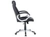 Kožená kancelářská židle černá TRIUMPH_503979