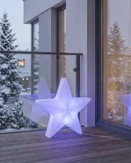 Lampada da terra LED per esterni OLSAN 76 cm Stella Bianco_1022221