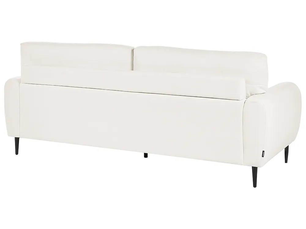 Sofa 3-Sitzer SKARO Chenillegewebe Cremeweiß_1155792