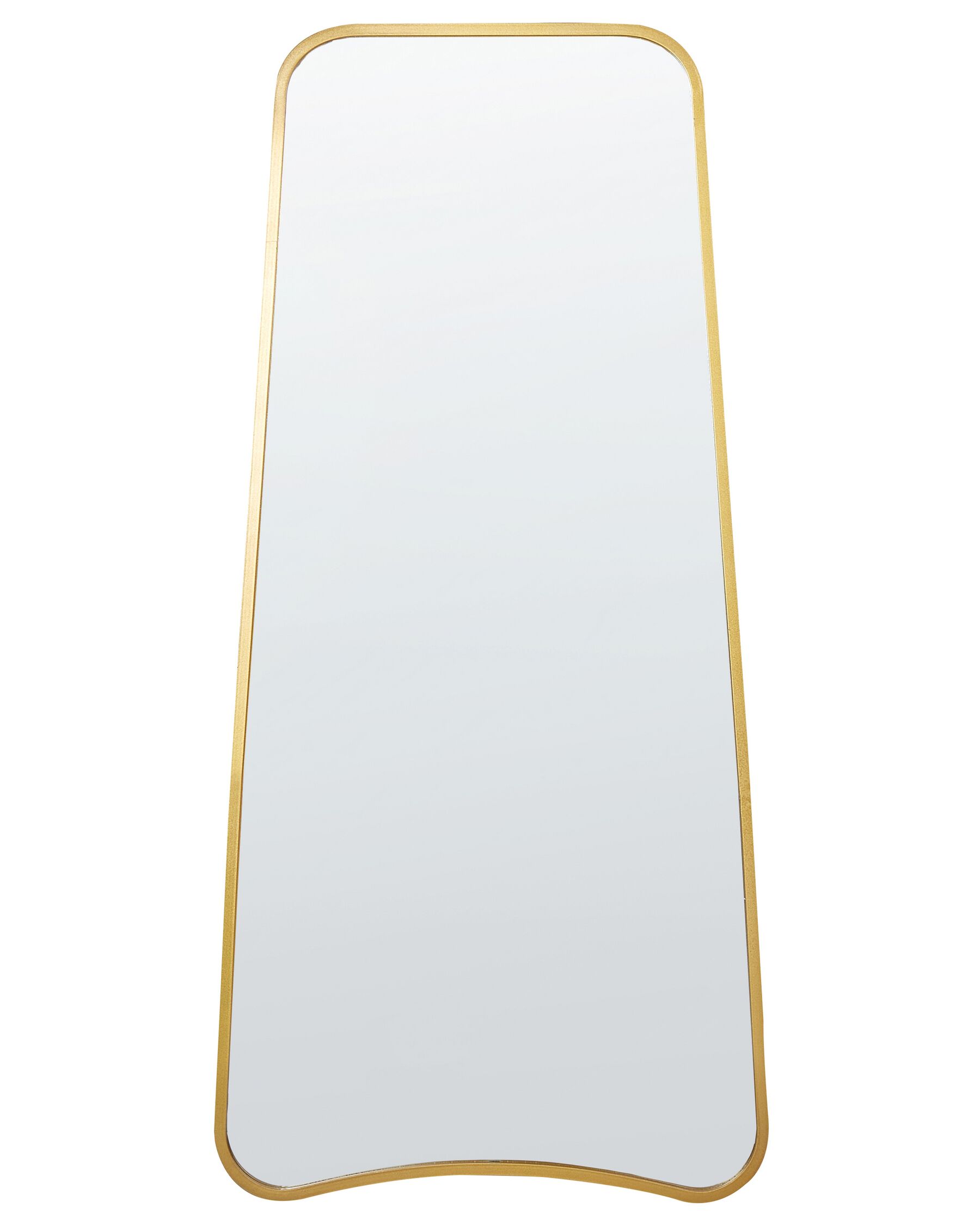 Kovové nástěnné zrcadlo 58 x 122 cm zlaté LEVET_900661