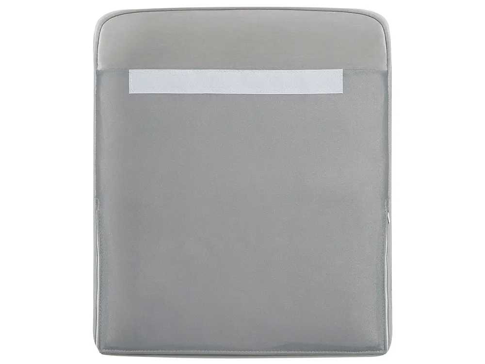 Canapé 3 places LOKKA Velours Gris clair_704292