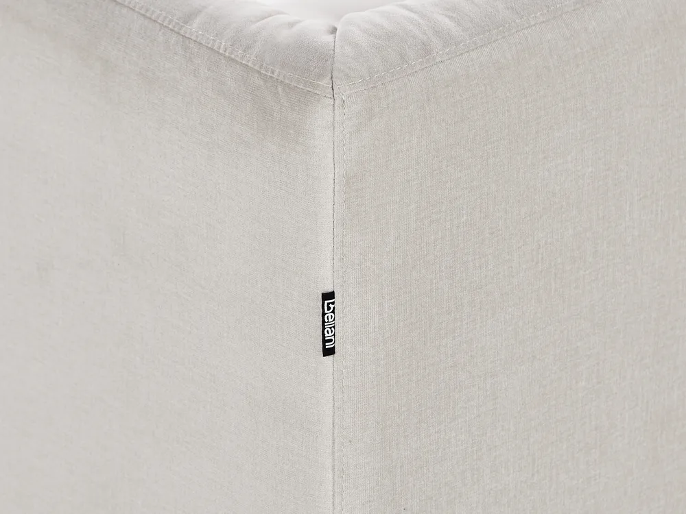 Divano 3 posti BYSKE Tessuto Beige chiaro_958903
