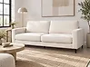 Sofa 3 Seater SAVALEN Boucle White