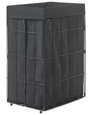 Laundry Basket CULPINA Metal Black 72 L_1063748