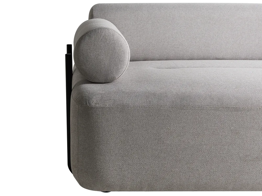 Sofa 2 Seater ELVA Fabric Light Grey_1035682