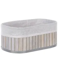 Conjunto de 5 cestos TALPE Bambu Cinzento_849968