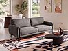 Sofa 3-Sitzer SKARO Chenillegewebe Taupe