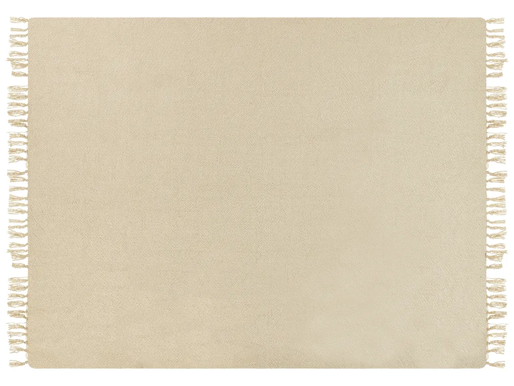 Koc CHAOHANI  150 x 200 cm Beżowy_908246
