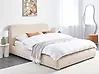Ottoman Bed BLAGNAC Boucle Light Beige 160 x 200 cm (EU King Size)