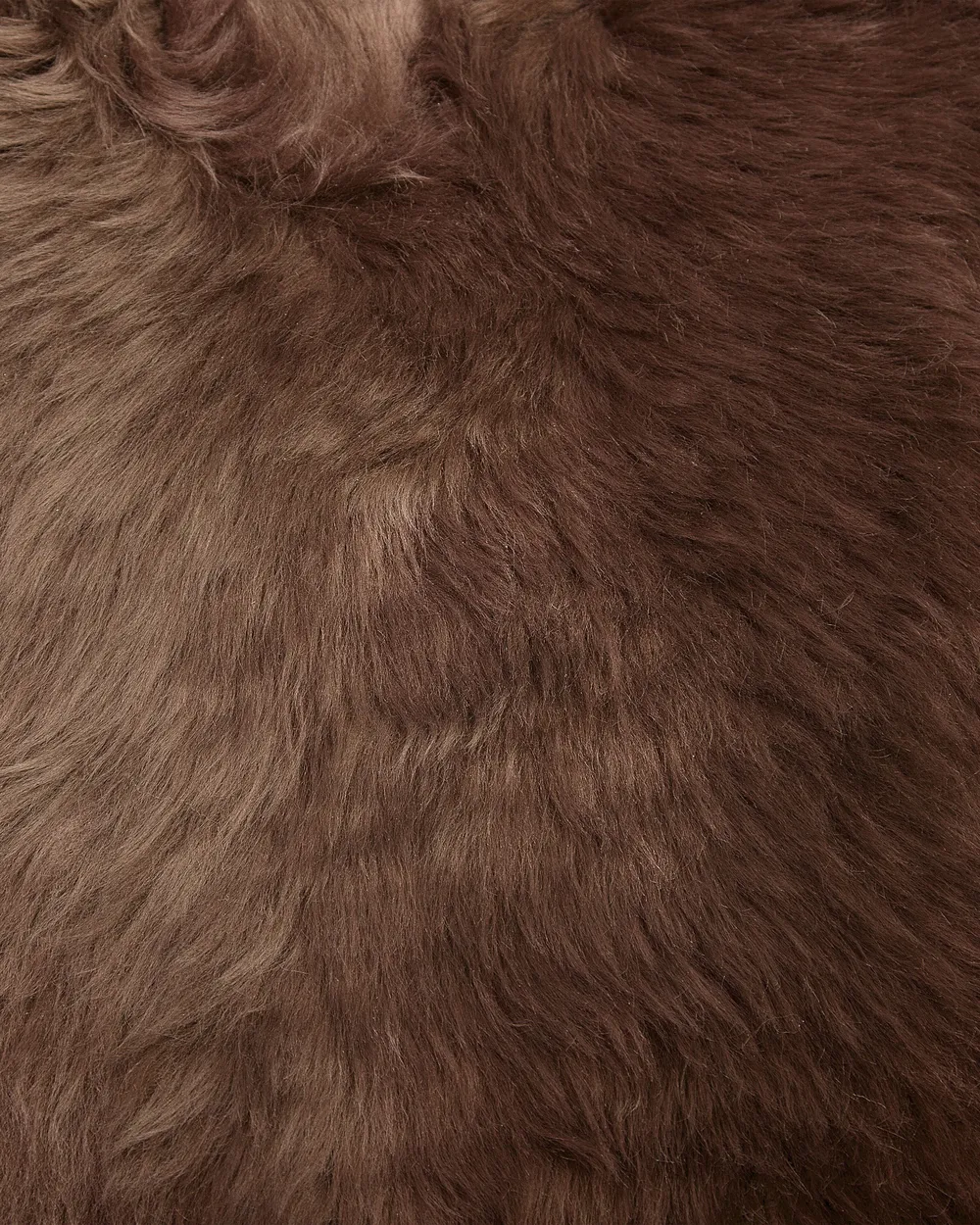 Sheepskin Rug ULURU Dark Brown 65 x 110 cm_704777