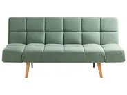 Sofa Bed 2 Seater INGARO Fabric Light Green_1067967