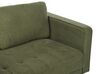 Kétszemélyes zöld kárpitozott kanapé NURMO_896016