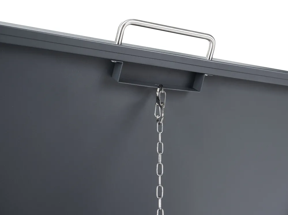 Double Wheelie Bin Store 480 L PIACENZA Metal Dark Grey_1073509