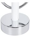 Freestanding Bath Mixer Tap White with Silver TUGELA_786413