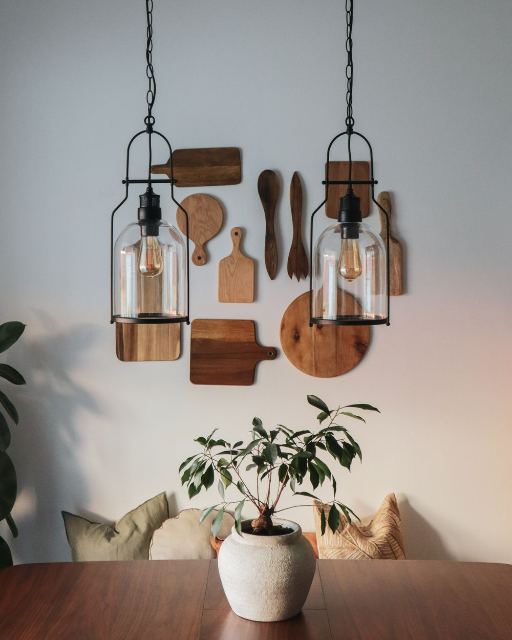 Lampadario Retrò Design Moderno | Regolabile In Altezza Con Cappello In Tessuto - Foto 11