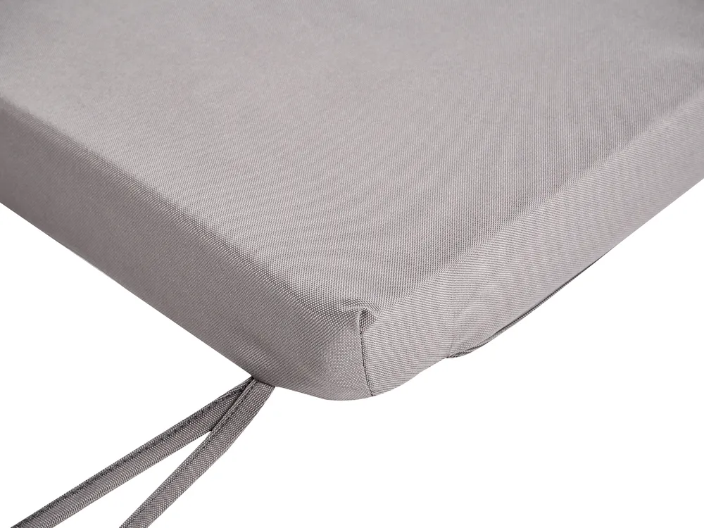 Bench Seat Pad Cushion MONSANO 168 x 35 cm Grey_1133496