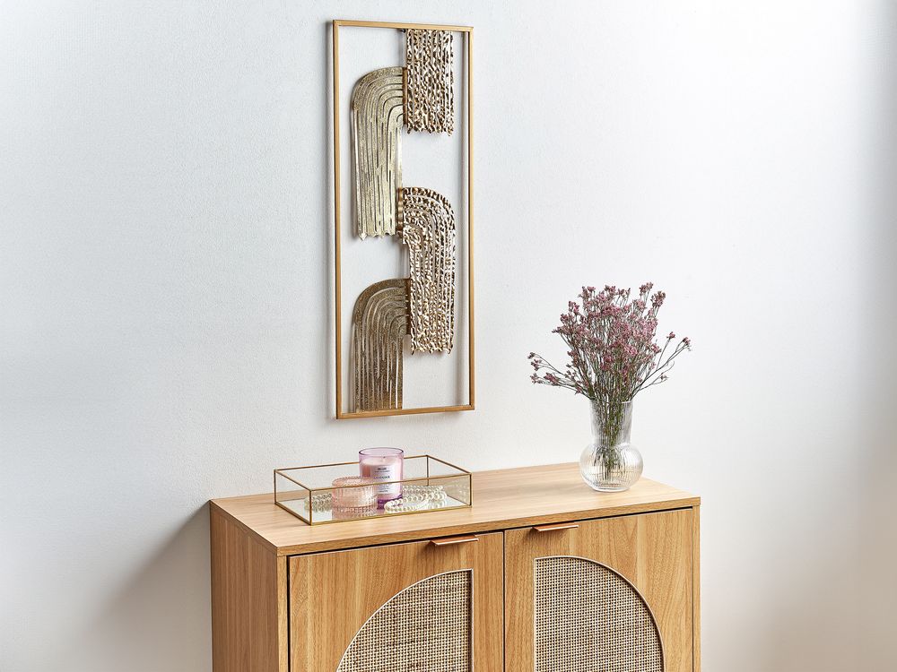 Decorazione da parete THULIUM Metallo 75 cm Oro
