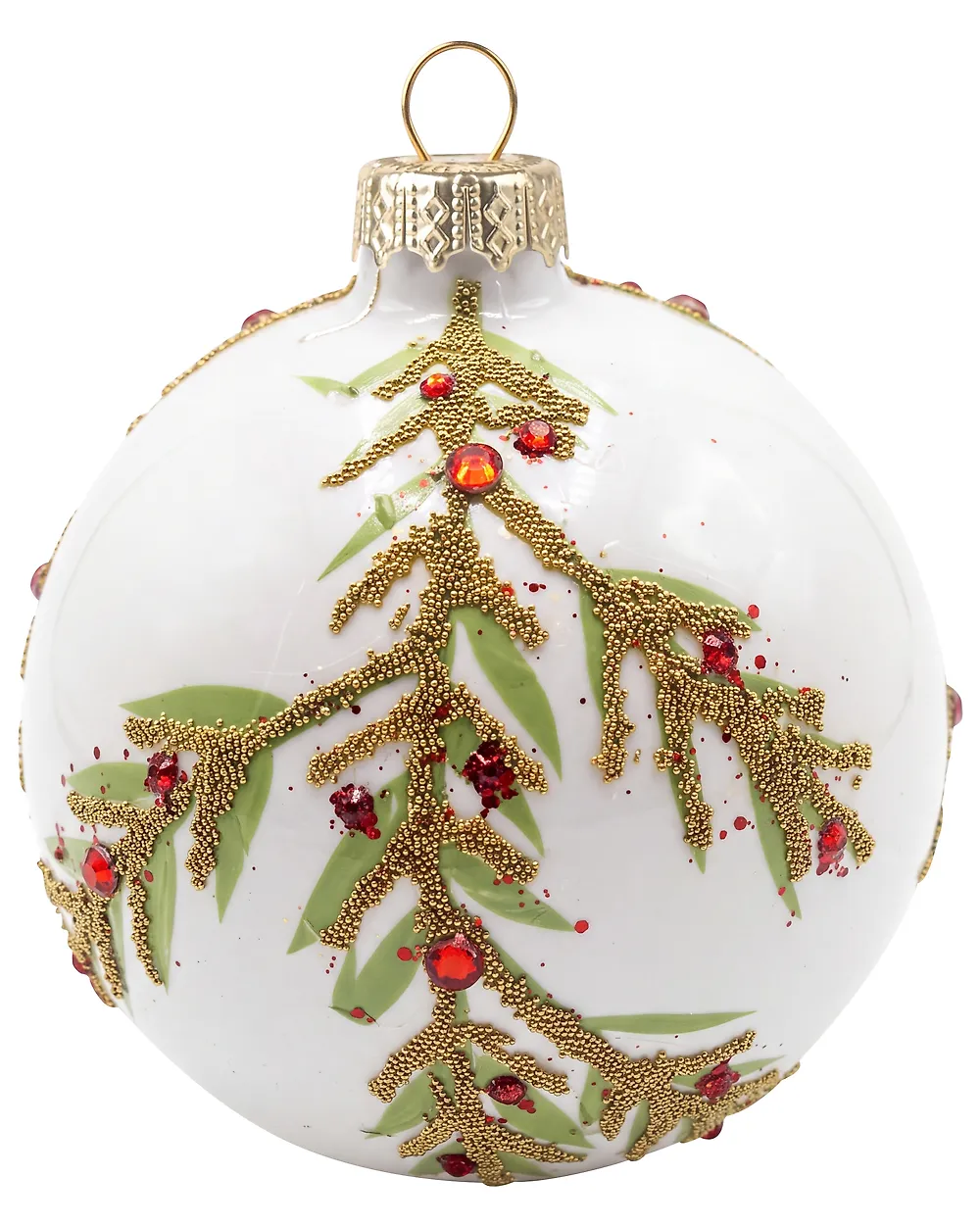 Set of 40 Baubles SNOWSPARK Glass Multicolour_1192158