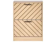 Shoe Storage Cabinet PENTICTON Light Brown_1030749