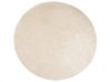Tappeto viscosa beige chiaro ⌀ 140 cm GESI II_837707