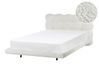 Lit avec sommier Bouclé SOULISSE 120 x 200 cm Blanc cassé