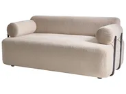 Divano 2 posti ELVA Bouclé Beige_1035616