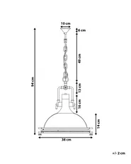 Pendant Lamp EBRON Glass White_694672