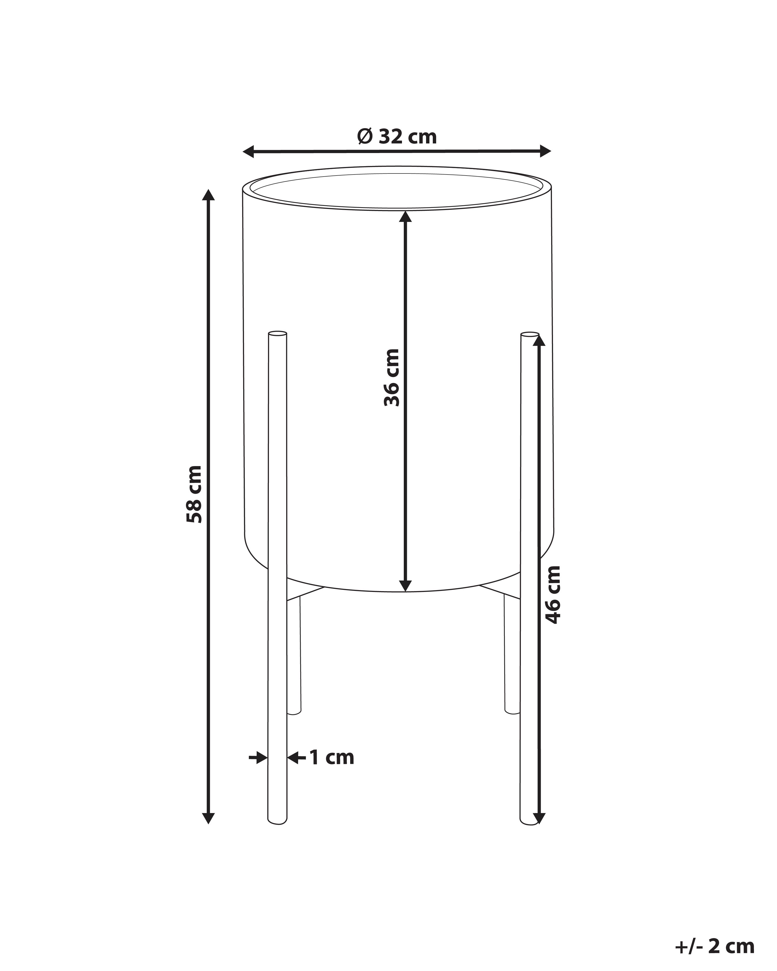 HLC Pflanzenständer 3-ebenig Metall - Blumenregal Für Innen & Außen