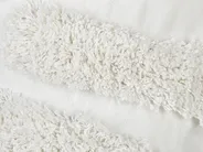 Zestaw 2 poduszek dekoracyjnych SNOWDROP Bawełna 40 x 25 cm Biały_906062