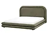 Cama Lino sintético LAVARDENS 160 x 200 cm Verde