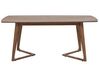 Dining Table 180 x 90 cm Dark Wood HUXTER_785772