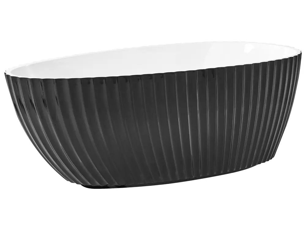 Vasca da bagno freestanding TEFE 170 x 78 cm Nero_1017233