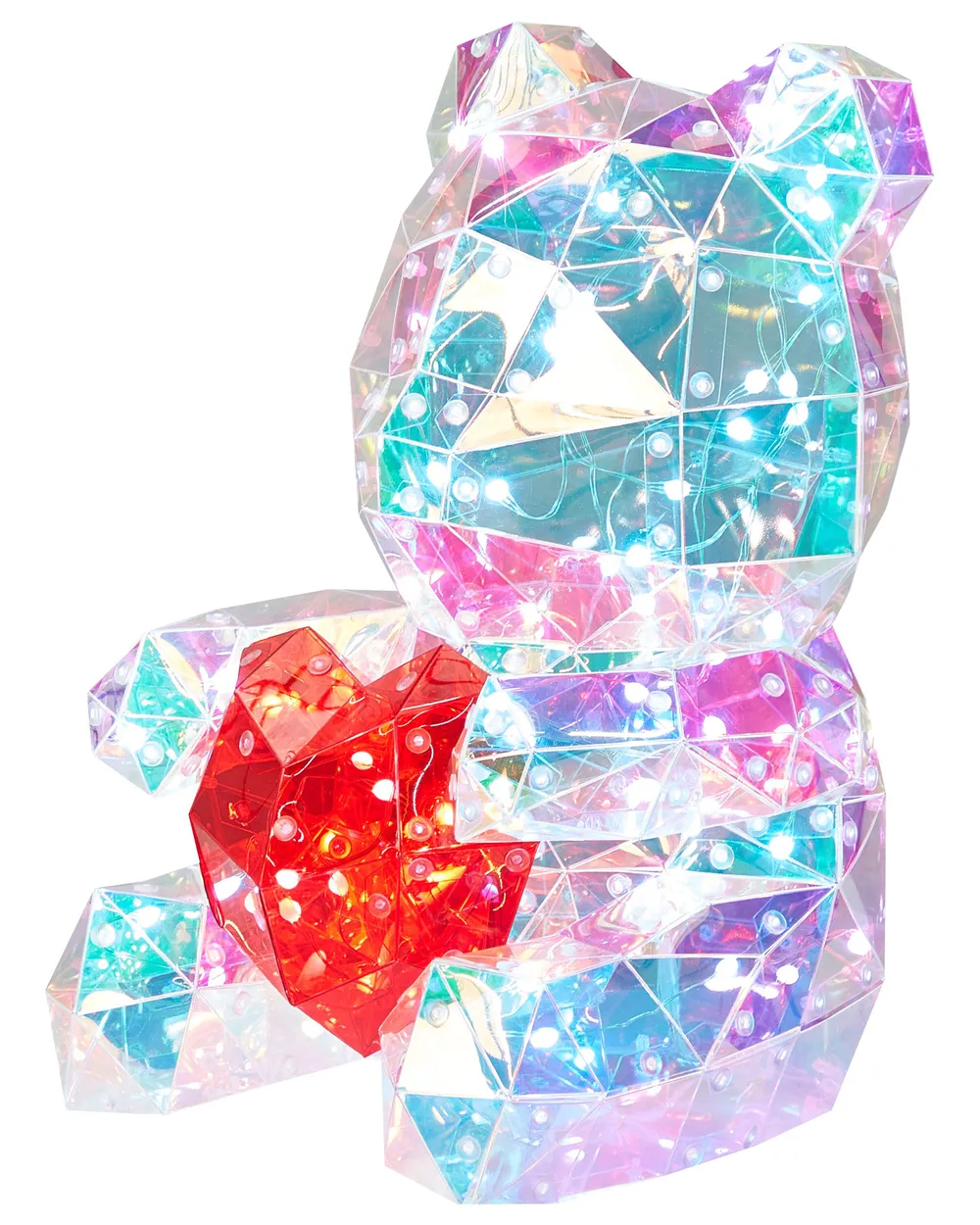 Decorazione a LED orsacchiotto RIGEL con App Multicolore_887525