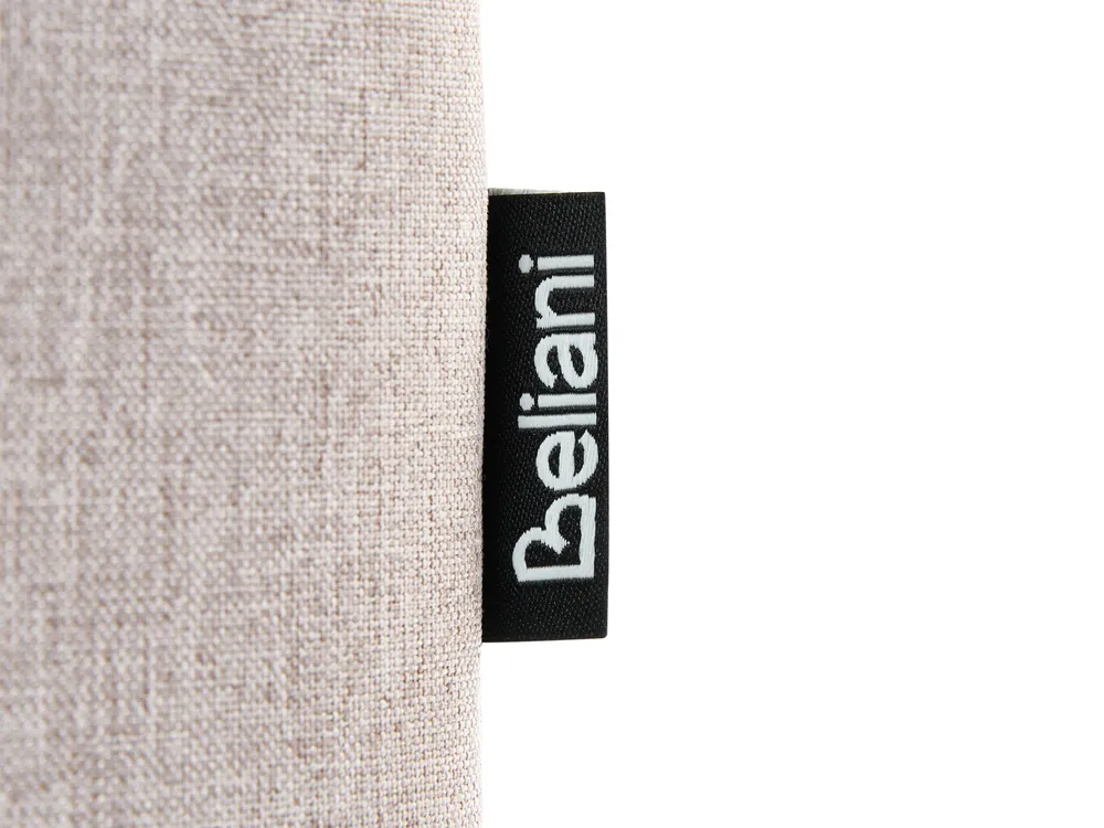 Bett mit Stauraum LAURESSES Stoff Hellbeige 160 x 200 cm_1153516
