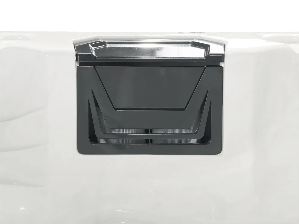 Outdoor Hot Tub with LED LASTARRIA White_818681