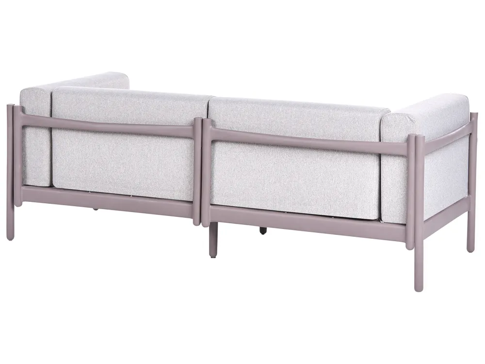 Sofa ogrodowa dla 2 osób FERRETTI Beżowoszary_1057968