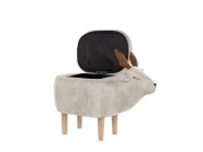 Pufa zwierzak ze schowkiem REINDEER Renifer Beżowy_750680