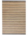 Jutový koberec 160 x 230 cm béžová/sivá BUDHO_845630