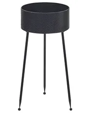 Kwietnik LEIKA 29 cm Metal Czarny_804753