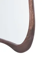 Wall Mirror ASPET 85 cm 180 cm Paulownia Wood Brown_1099859