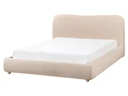 Ottoman Bed BLAGNAC Boucle Beige 160 x 200 cm (EU King Size)_960589