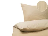 Dekbedovertrekset AVONDALE 135 x 200 cm Katoen-satijn Beige_815138